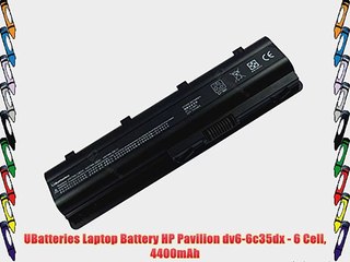 UBatteries Laptop Battery HP Pavilion dv6-6c35dx - 6 Cell 4400mAh