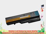 Genuine 6 cell Battery for Lenovo IdeaPad G56B470B475B570V360V470Z370Z470V570 Series Laptop