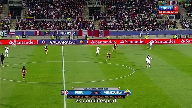 Peru 1 - 0 Venezuela ~ All Goals and Full Highlights 18/06/2015 - Copa America