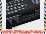 Extended Capacity 7800mAh Black Laptop Lithium Battery for Dell Studio17 1747 1745 1749 N855P