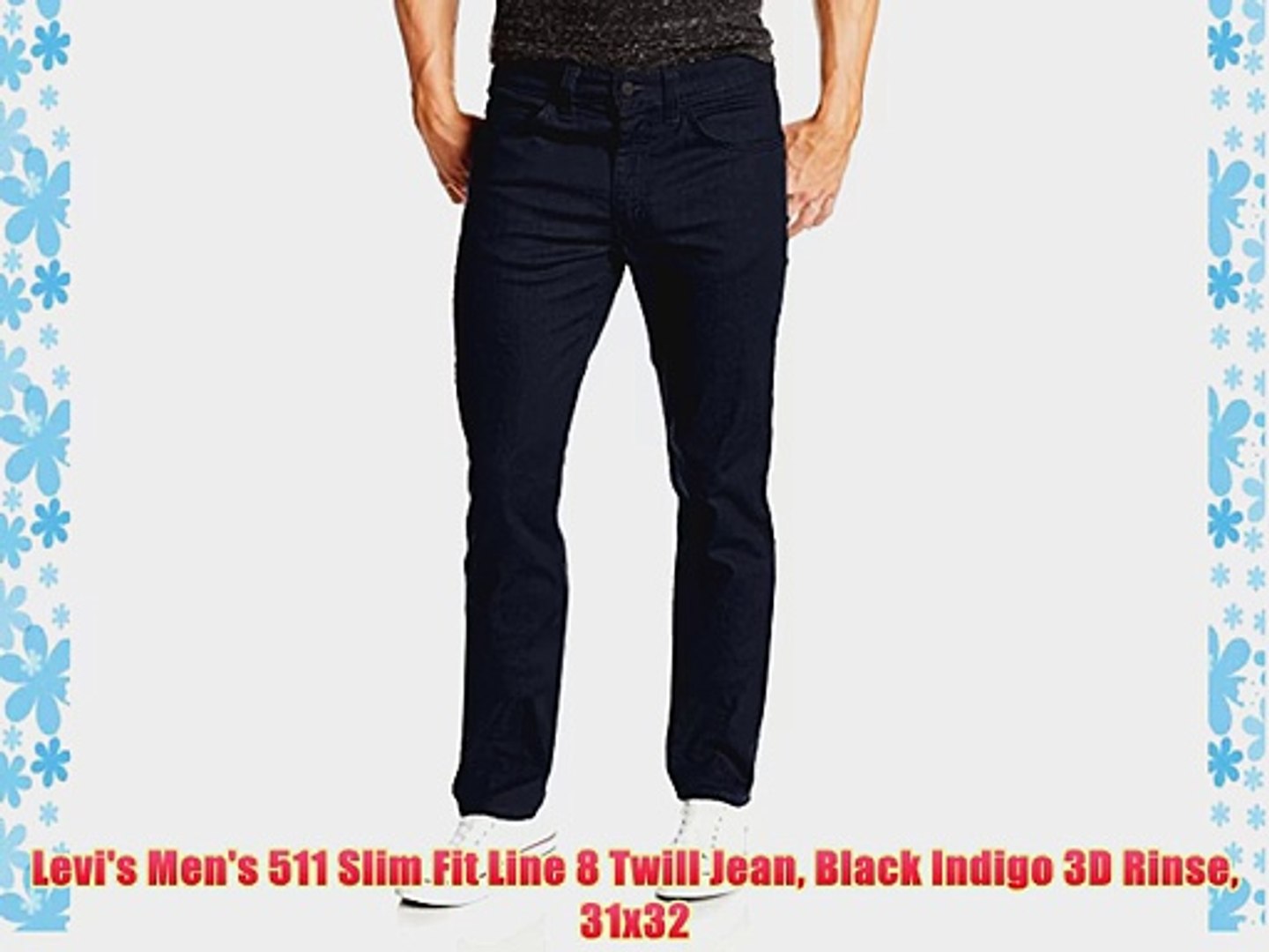levis 511 black indigo 3d