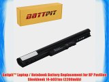 Battpit? Laptop / Notebook Battery Replacement for HP Pavilion Sleekbook 14-b031us (2200mAh)