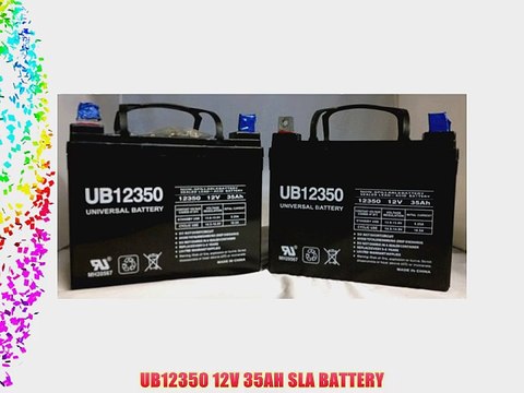 12V 35Ah Pride Mobility Jet 3 Ultra Wheelchair Replacement Battery - 2 Pack