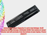 HP 511884-001 497695-001 HSTNN-CB72 Pavilion dv6-1030US Laptop Battery - New TechFuel Professional