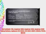 Dell Latitude 110L Inspiron 1000 Inspiron 1200 Inspiron 2200 Laptop Battery replaces 312-0334