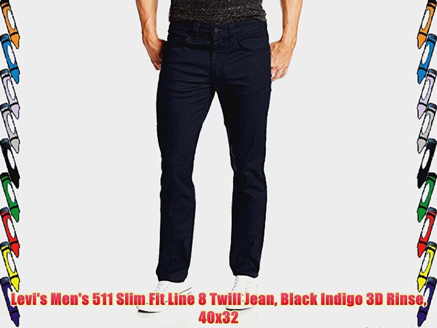 Levi's 511 line 8 black cheap indigo