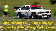 Hauensteiner Bergrennen 2010, Opel Kadett C Vergleich im 3. Training, *line study*