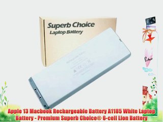 Apple 13 Macbook Rechargeable Battery A1185 White Laptop Battery - Premium Superb Choice? 6-cell