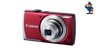 Canon PowerShot A2500 16MP Digital Camera with 5x Optical Image Stabilized Zoom with 2.7-Inch LCD (Red)