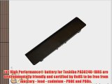 LB1 High Performance NEW Battery for Toshiba Part Number PA5024U-1BRS Laptop Notebook Netbook