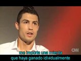 C.ronaldo(parodia) se cree mejor que messi ! 'soy mejor que Messi' entrevista CNN 2012