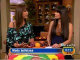 BOLIVIANA Bolivia Moda Rosita Hurtado & Dominique Peltier Miss Bolivia En Univision