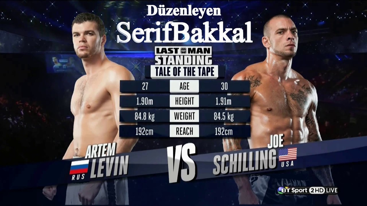 Artem Levin - Joe Schilling GLORY 17 LosAngeles (Bilgehan Demir Anlatımı)
