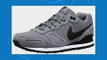 Nike Air Waffle Trainer Leather Men's Low-Top Sneakers Grey (Cool Grey/Black-White) 9.5 UK