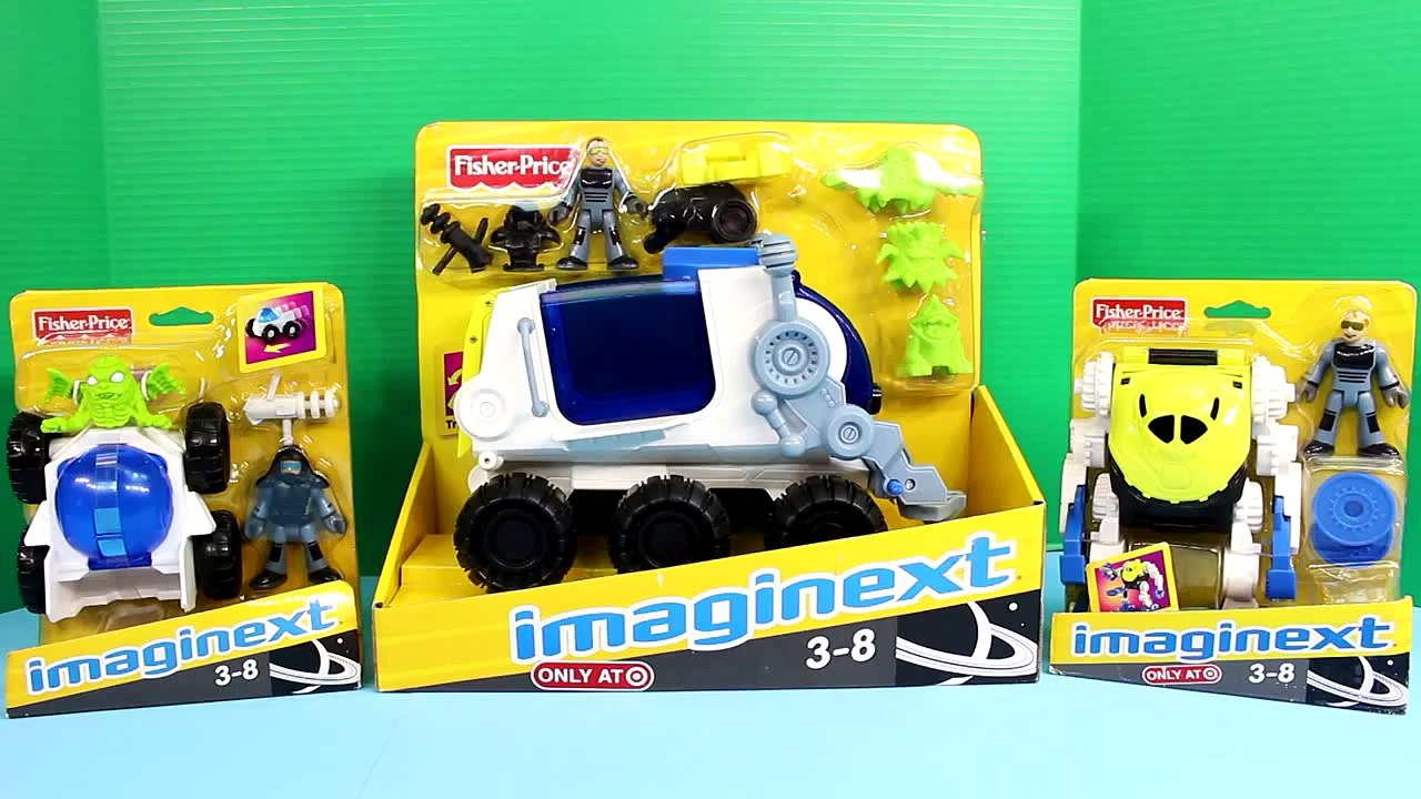 Imaginext Space Rover Joker Riddler Bane Send Spider Man to Space Batman Robin Save Day