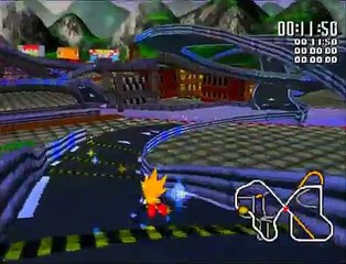 Sonic R - Time Attack: Radical City (Super Sonic)