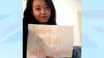 Learn English with James onine- Listen to James's student speaking better