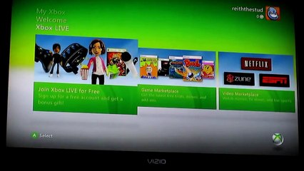 XBox 360 Media Center Extender in action