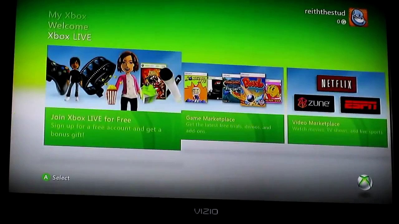 XBox 360 Media Center Extender in action