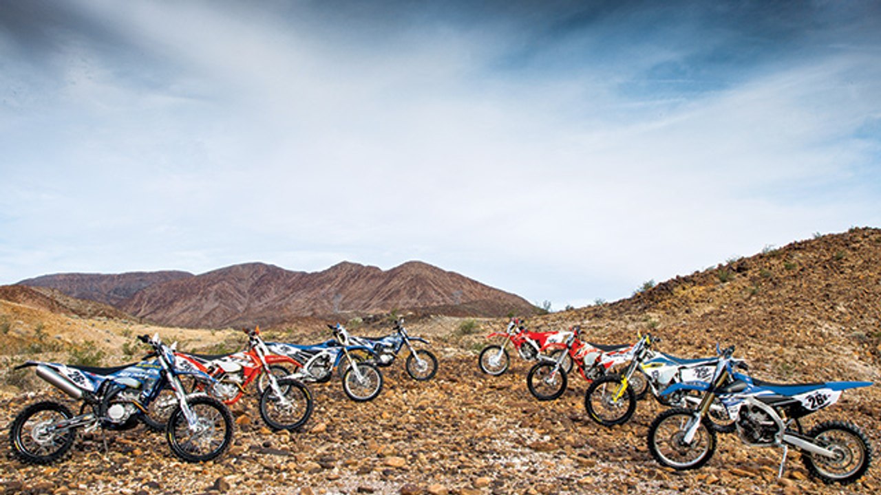 2015 250cc Four-Stroke Off-Road Comparison