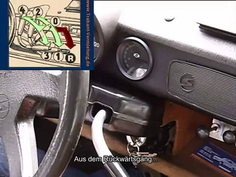 Trabant 601 Gangschaltung - Wie man einen Trabant schaltet