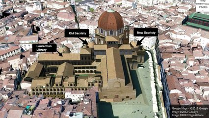 Brunelleschi, Old Sacristy, San Lorenzo, Florence, begun c. 1421