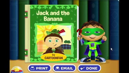 Super Why Story Book Creator Jack and the Beanstalk Cartoon Animation PBS Kids Game Play Walkthrough