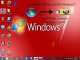 How To Make USB Bootable For Windows 7 In Urdu