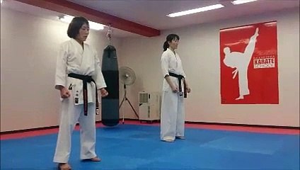 Karate Training Female Kata Japan HeianⅤ 03