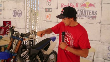 Exclusif ! Découvrez les modifications de la moto de Tom Pagès  pour passer son BikeFlip !