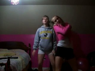erica and faith dancing to blowing me kisses