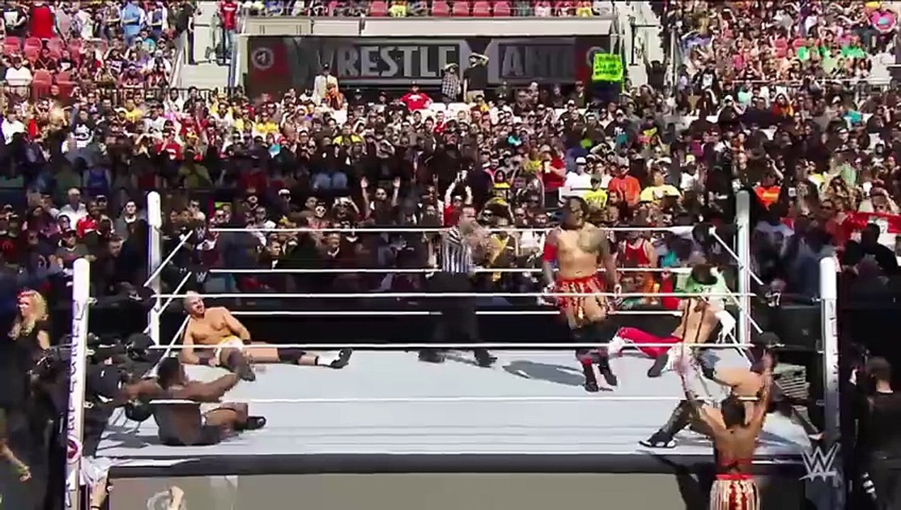 Fatal 4-Way WWE Tag Team Championship Match  WrestleMania 31 Kickoff