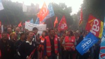 Manifestation du personnel de la ville de Nantes et de la métropole.