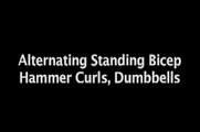 Everlast Fitness How To: Alternating Standing Bicep Hammer Curls With Dumbbells