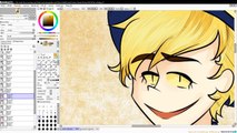 [Speedpainting] Bill Cipher from Gravity Falls °Collab with Leo Beilschmidt°