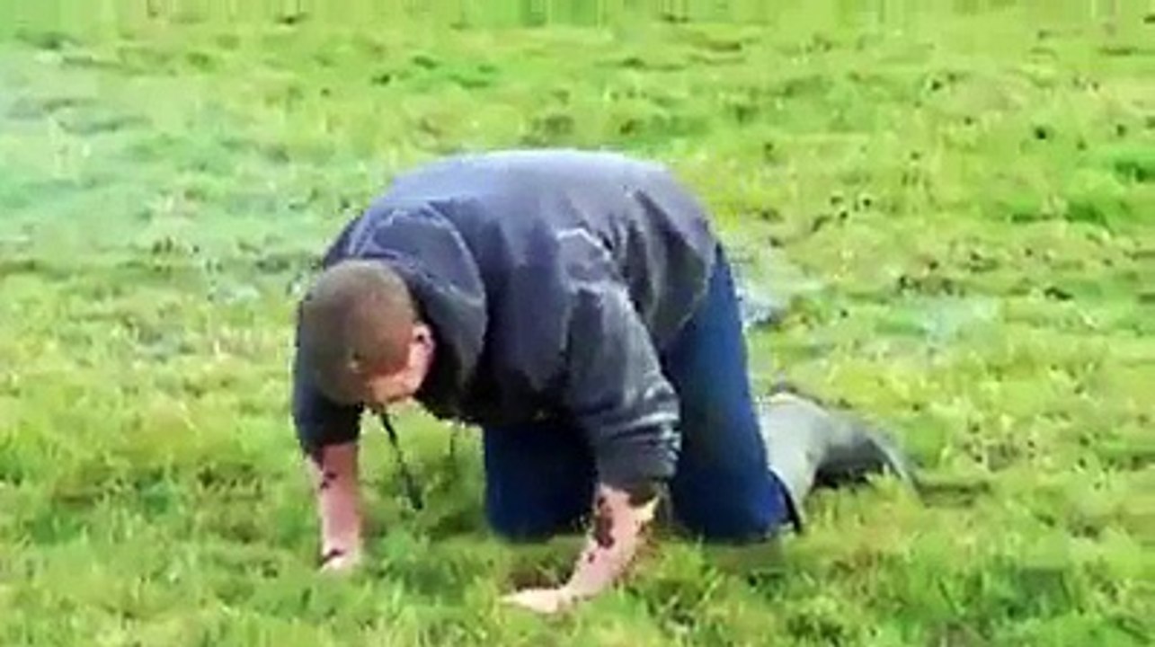 Firecracker Explodes A Cowpie Over This Kid