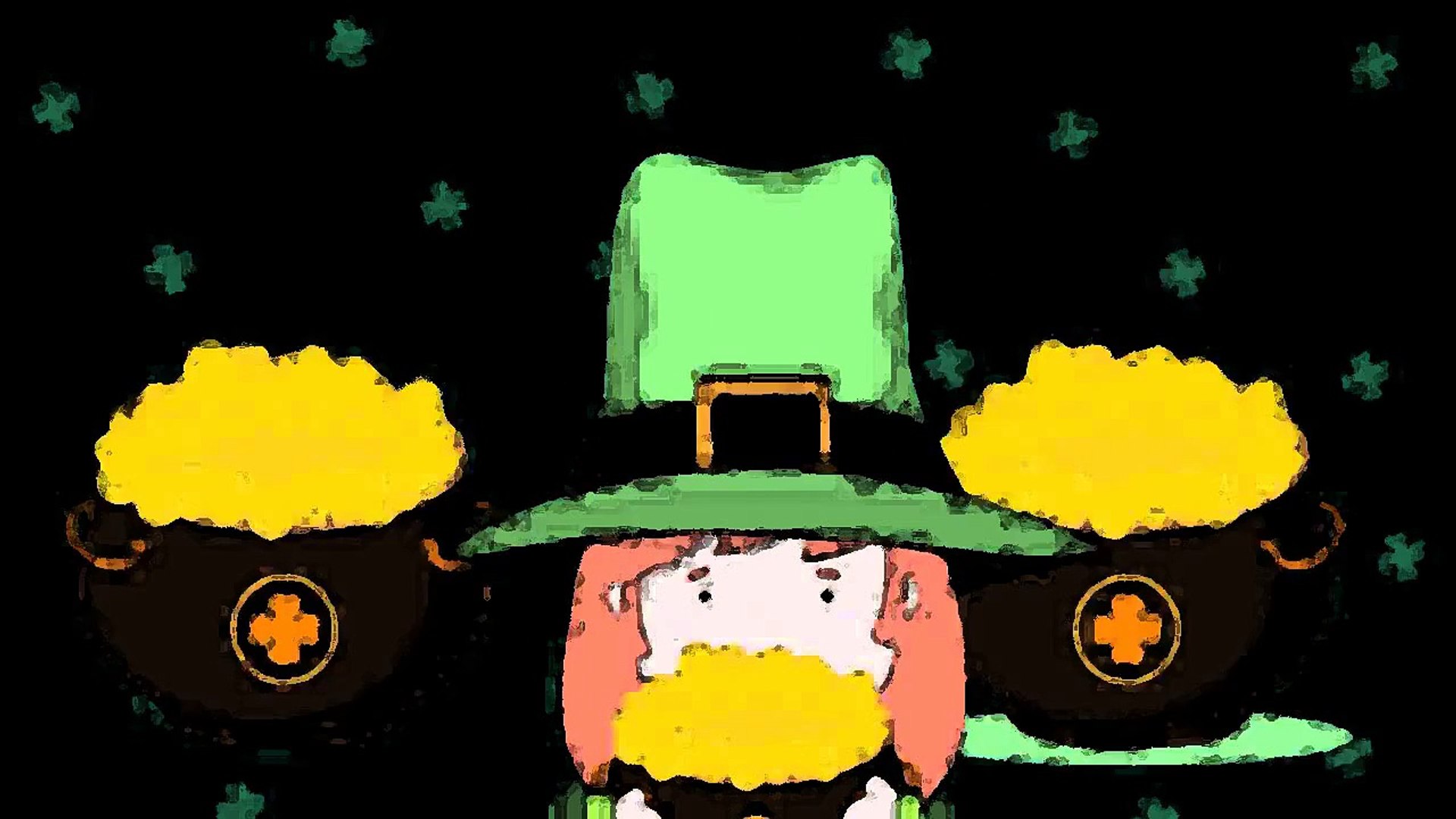 ⁣Cartoon Version - St Patrick's Day Song for Kids Little Leprechaun Song