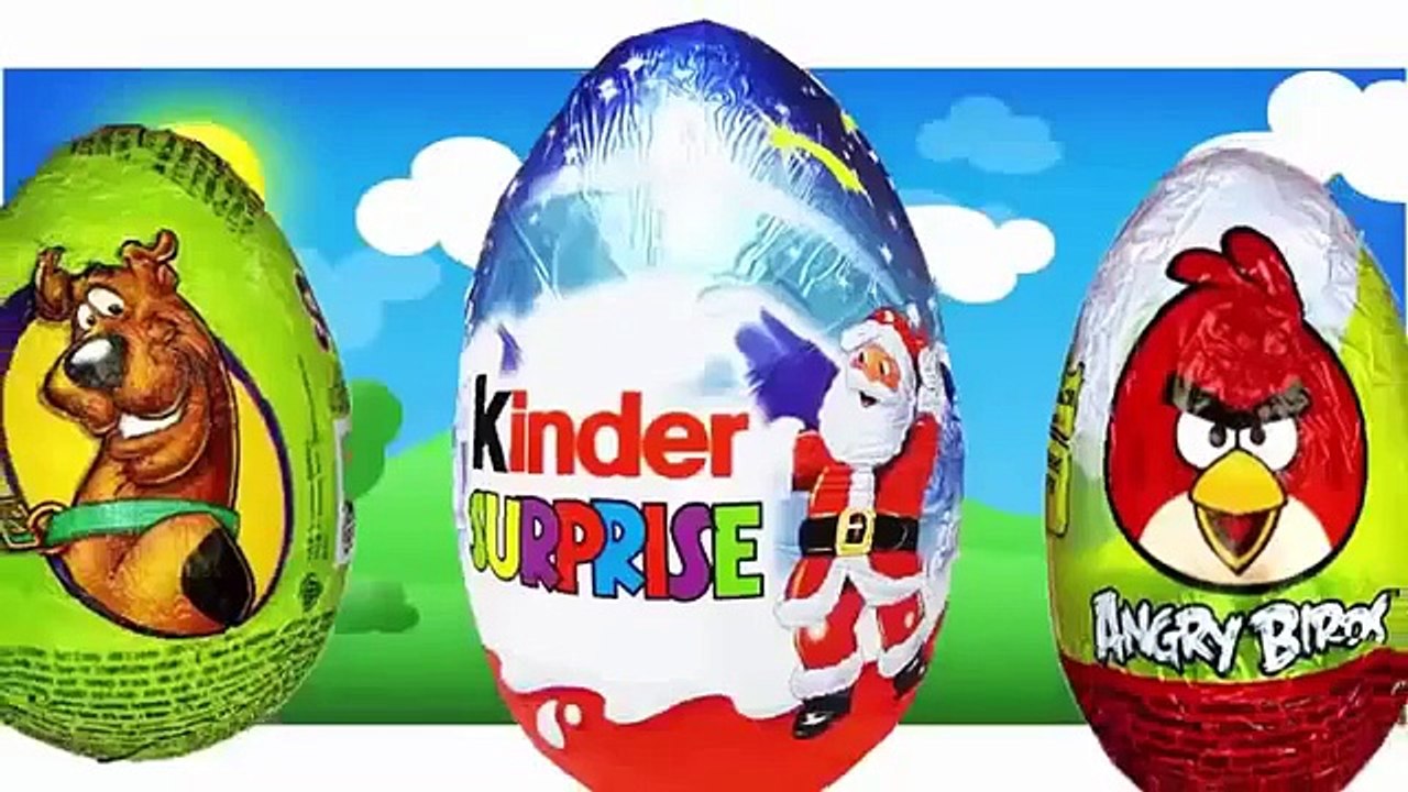 Peppa Pig Mickey Mouse Surprise Eggs Finger Family Cartoon Angry Birds Dora Frozen
