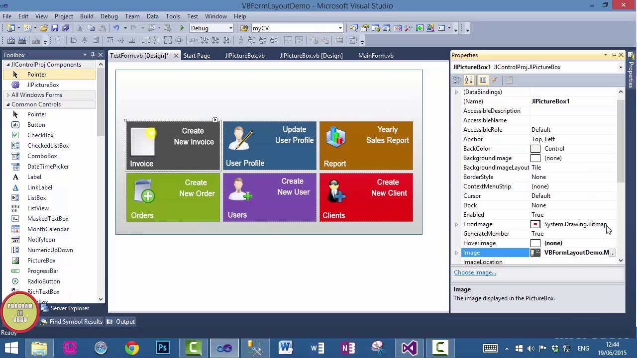 VB.NET Create Custom Control for your Professional layouts In Urdu ...