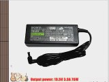 SONY VAIO 19.5V 3.9A 76W AC Adapter Power Cord For SONY VAIO VGN-FZ250EVGN-FZ260EVGN-FZ280EVGN-FZ280E/BVGN-FZ283BNVGN-FZ285UVGN-FZ285U/BVGN-FZ290VGN-FZ290EVGN-FZ290EGB