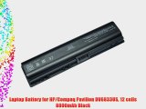 Laptop Battery for HP/Compaq Pavilion DV6833US 12 cells 8800mAh Black