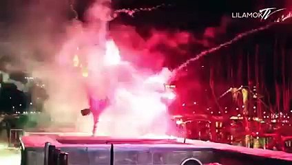 Amazing Fireworks by this dancer