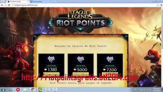 Tutorial : Como conseguir Riot Points (Rp) gratis para League Of Legends 2014.