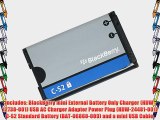 BlackBerry Spare Extra Battery Charger Charging System for BlackBerry Curve 8300 8310 8320