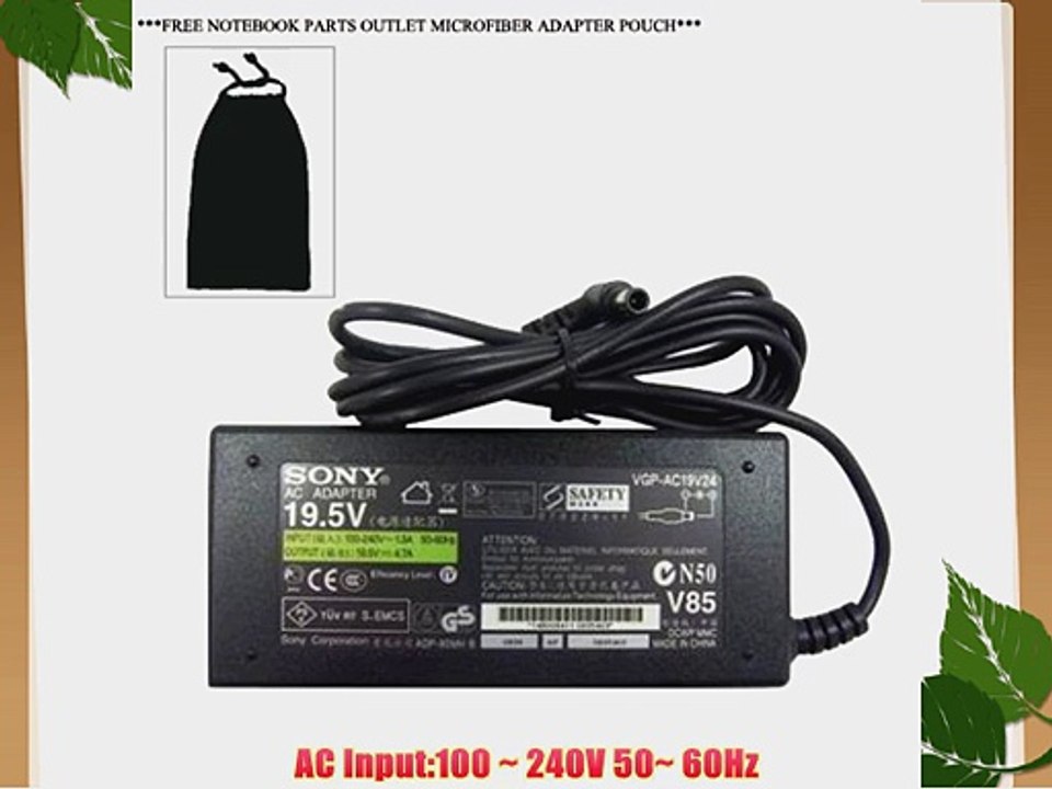 Sony Original VAIO 19.5V 4.7A 90W Replacement AC Adapter for Sony VAIO Series: Sony Vaio VGN-BX168GP