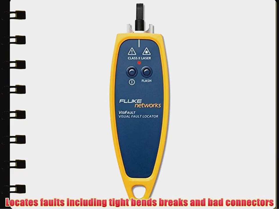 Fluke Networks VISIFAULT Visual Fault Locator with 2.5mm Universal Adapter Fiber Tester