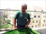 התקנת דשא סינטטי על גג או מרפסת