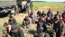 Captured ultra-nationalists from destroyed punishing battalions under Ilovaysk 30.08.14 [Eng sub]