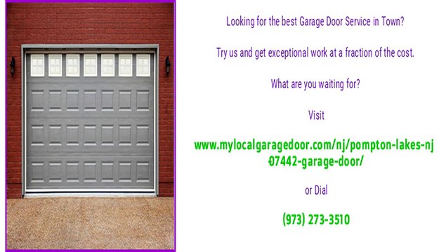 Garage Door Repair Service in Pompton Lakes, NJ