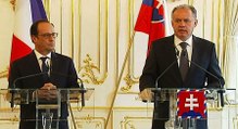 Déclaration conjointe à la presse avec le président Andrej Kiska